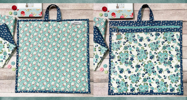 Cross Stitch Project Bags - Sewing Print