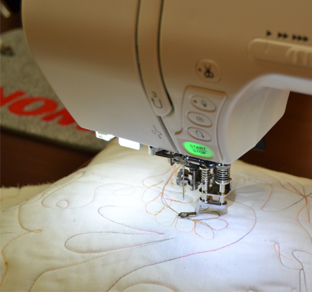 Using a Free Motion Foot - The Sewing Directory