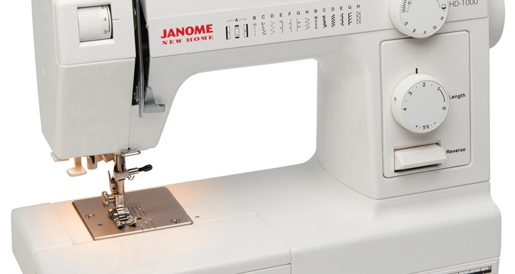 Janome Industrial-Grade Aluminum-Body HD1000 Black Edition Sewing Mach –  Pete's Arts, Crafts and Sewing